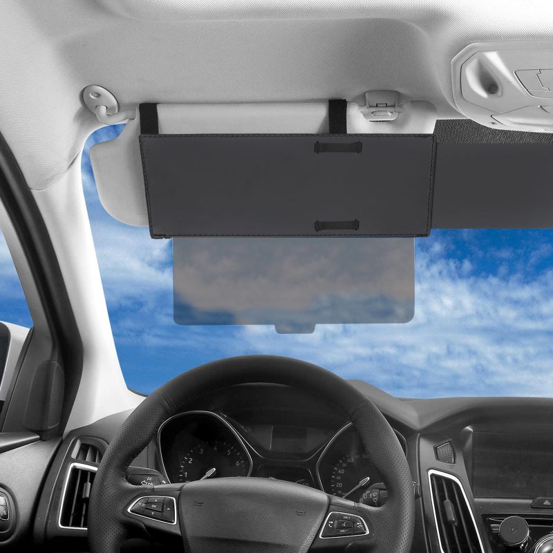 Car Sun Visor Multipurpose Sun Visor Retractable Car Visor Sun Blocking Visor - Image 4