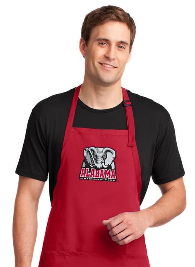 Broad Bay Alabama Aprons DELUXE University of Alabama Apron with Pockets & Adjustable Neck - Image 4