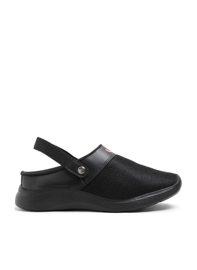 Face Black Stylish Summer Clogs for Men - Image 1
