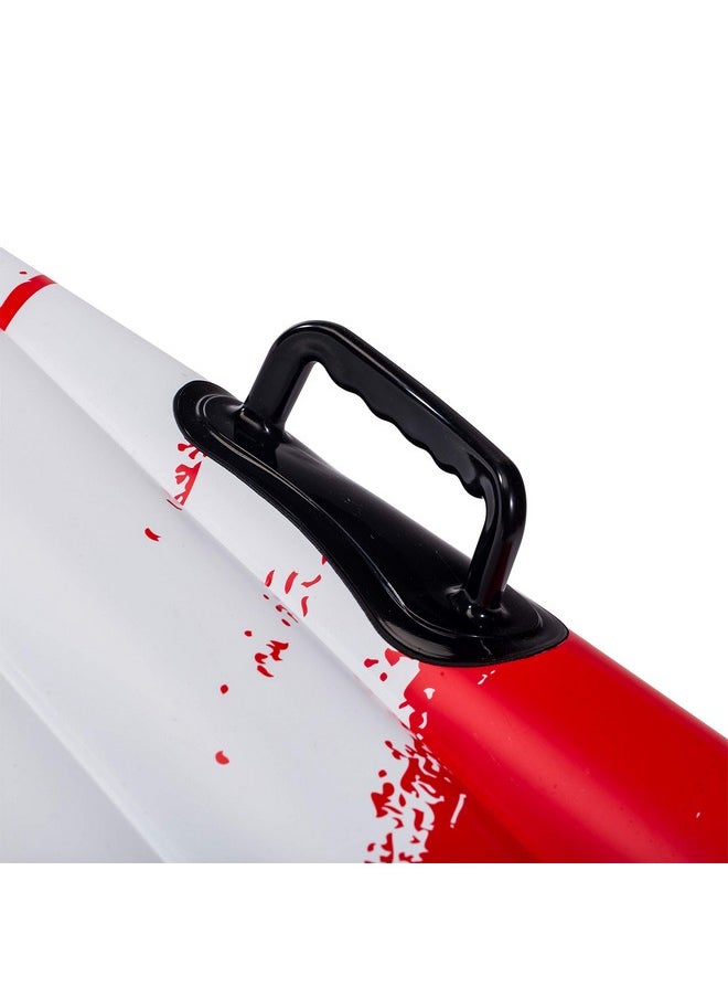 Franklin Sports - أنبوب ثلج للأطفال مزلاج مسارات القطب الشمالي متسابق ثلجي قابل للنفخ لشخص واحد أنبوب داخلي شتوي مقعد واحد مزلاج للأطفال + متسابق ثلجي ثقيل للبالغين لعبة ثلج ممتعة للأطفال 45 بوصة × 28 بوصة - Image 1