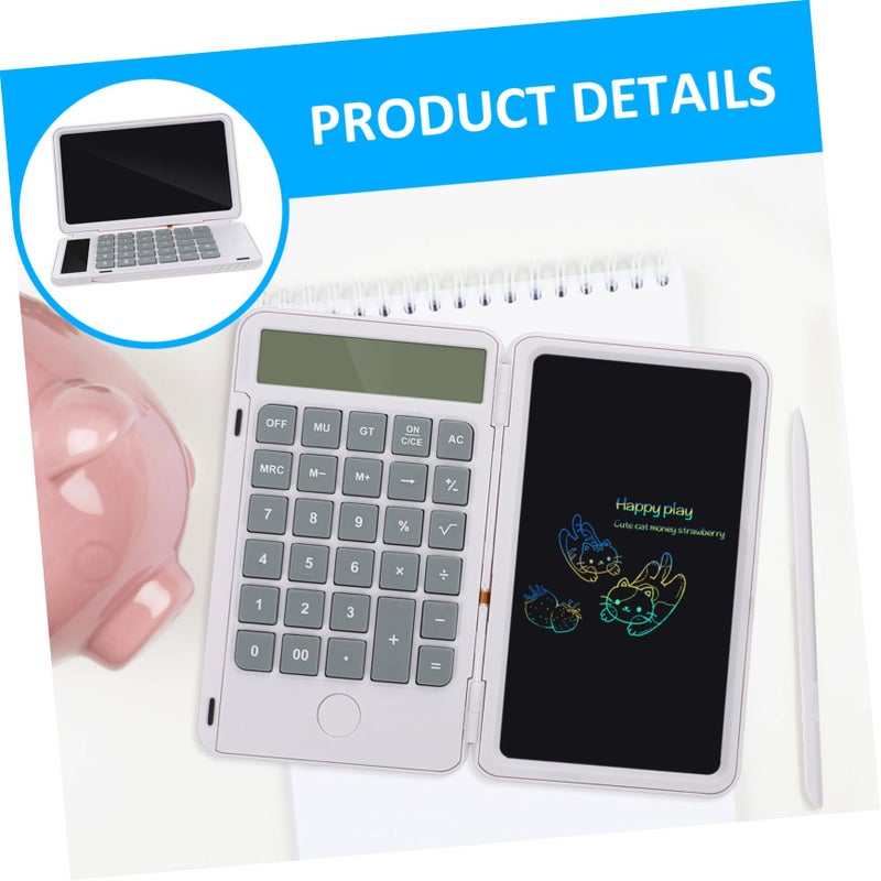 Large Display Portable Handwriting Notepad Calculator For School And Office Use - Image 4