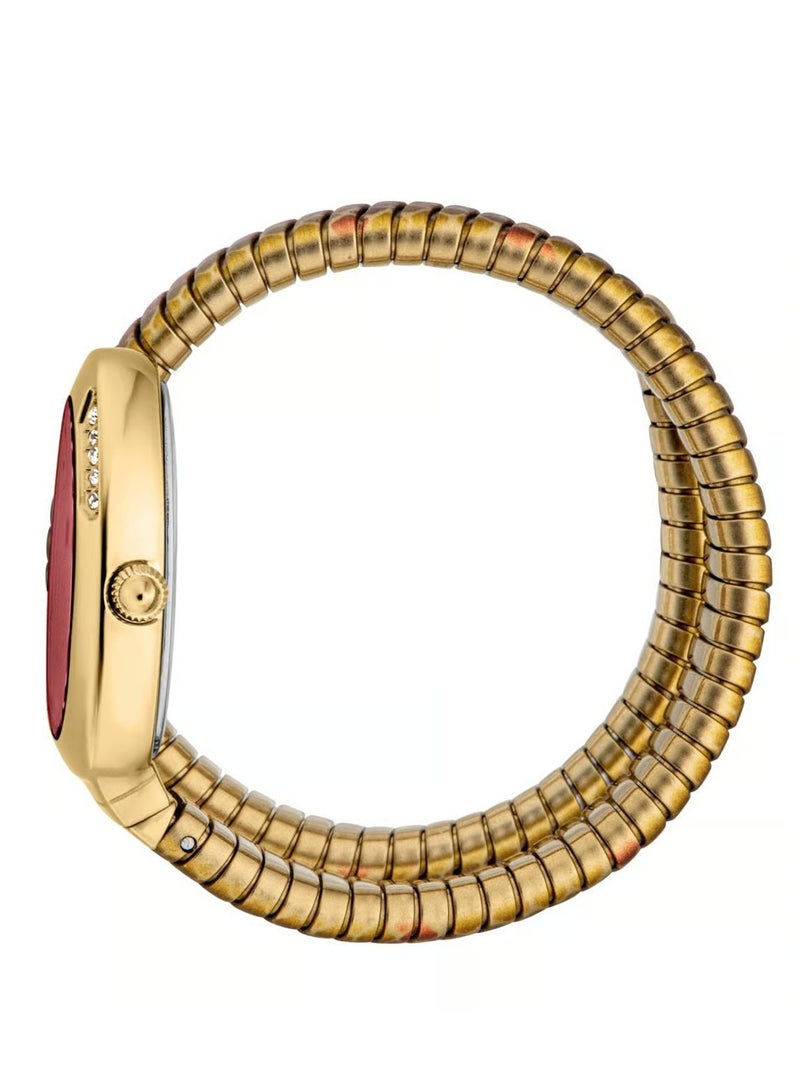 جي سي ساعة جست كافالي نسائية ذهبية من الفولاذ المقاوم للصدأ، علبة ذهبية |JC1L251M0045 - Image 3