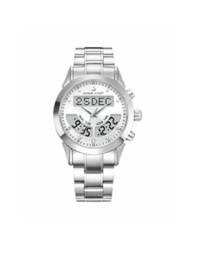 Analogue + Digital Round Stainless Steel Men's Watch WA-10SW