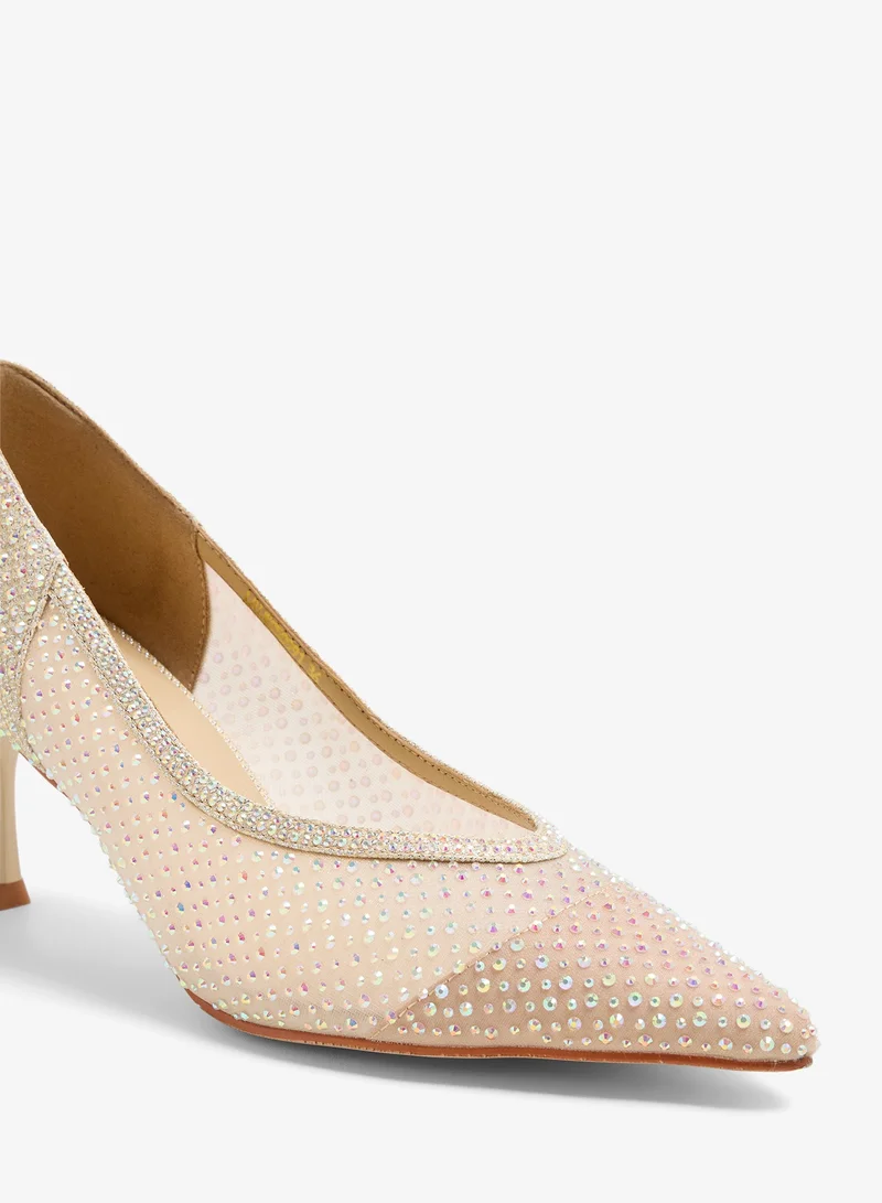 Lorianne  Dilhara - Crystal  pumps for Women | Best Price UAE