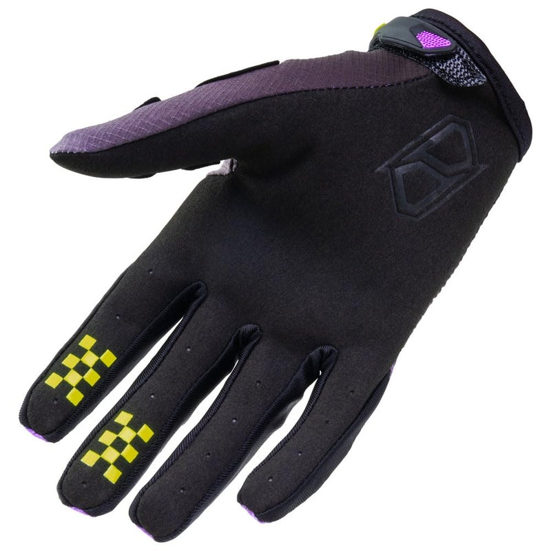 MSR Nova MTB Mountain Bike Dirt Bike Motocross MX BMX Outdoor Sports ATV UTV Powersports Riding Gloves for Women Medium Black/Purple - Image 2