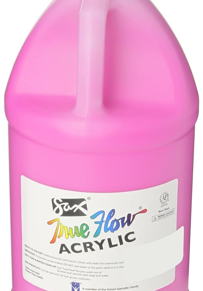 Sax True Flow Heavy Body Acrylic Paint, 1/2 Gallon, Magenta - Non-Toxic and Versatile for Artists - Image 4