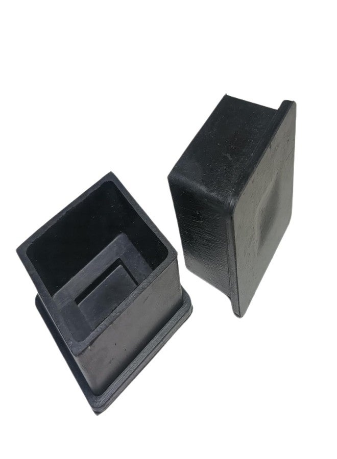 SASALES Square Rubber Bush 50mm (2 inch) Black (Set of 4) - Image 2