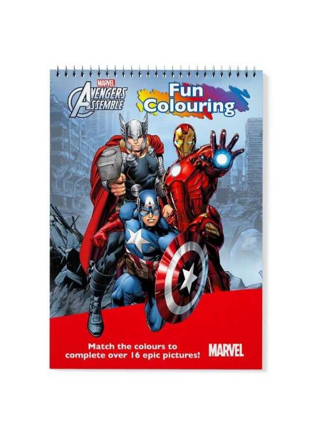 MARVEL - Marvel Fun Coloring Book - Marvel Avengers Assemble - Image 1