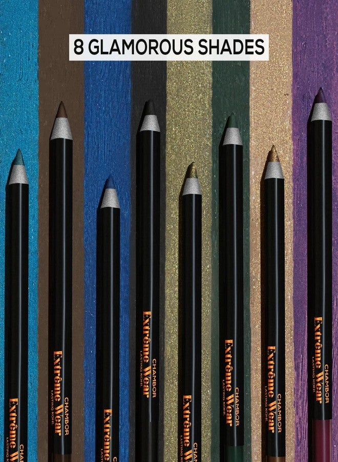 CHAMBOR Pencil Matte Extreme Wear Lasting Kohl - 1.2 Gms - Sparkling Olive - Image 5