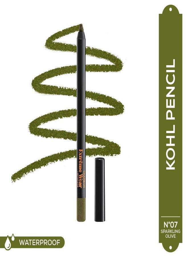 CHAMBOR Pencil Matte Extreme Wear Lasting Kohl - 1.2 Gms - Sparkling Olive - Image 2