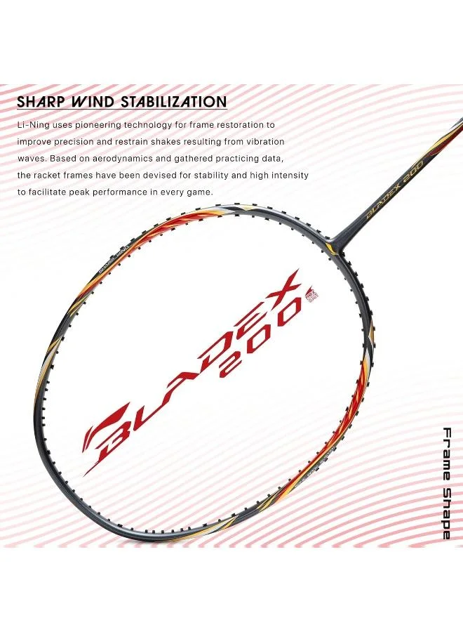 لي-نينج مضرب تنس الريشة لي نينغ بليد إكس  آر من ألياف الكربون مع غطاء كامل مجاني