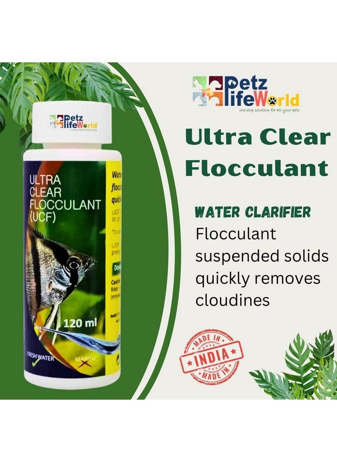 VAYINATO Aquatic Remedies (Pack of 2 * 120ml UCF- Ultra Clear Flocculant) Aquarium Fish Tank Water Clarifier | Quickly Removes Cloudiness | Suitable for Fresh Water  - Image 4