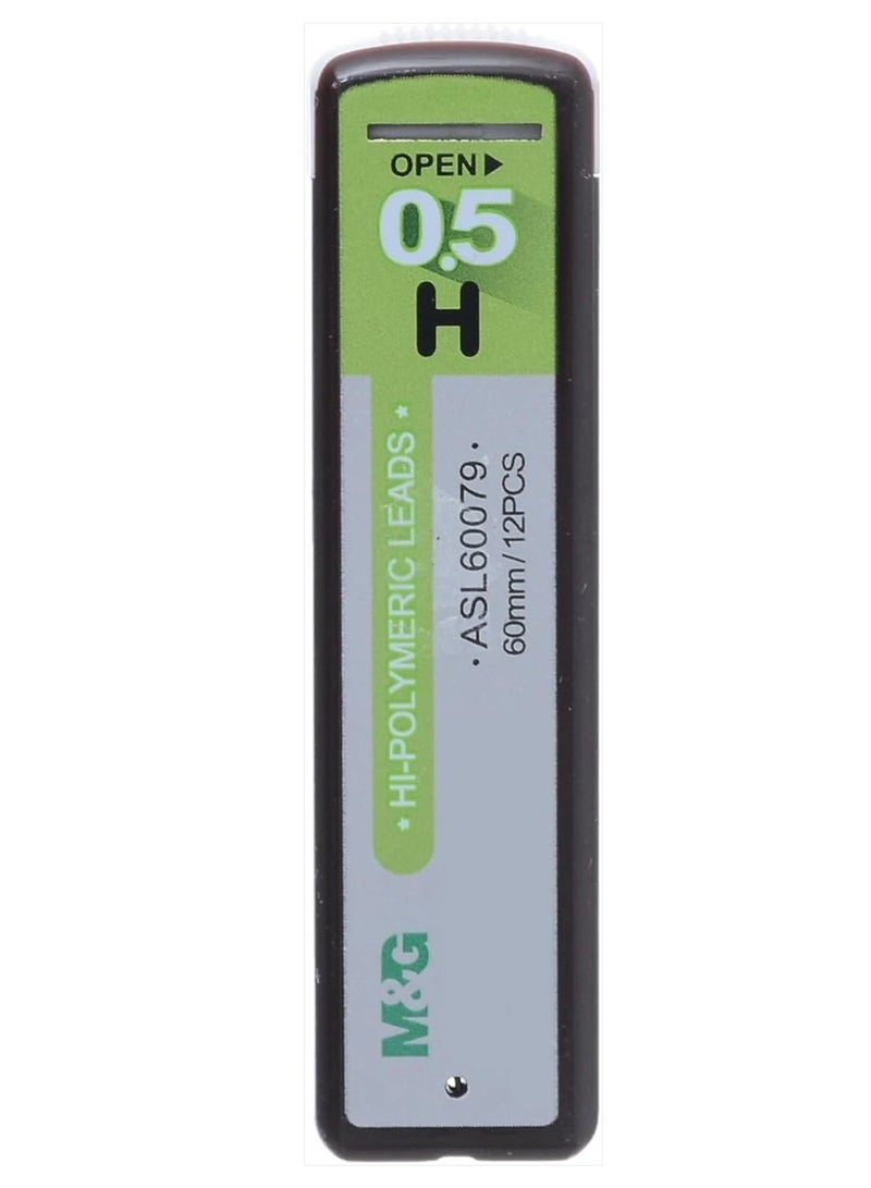 M&G Mechanical Pencil Leads, H 0.5Mm - NO: Asl 60079 - Image 1
