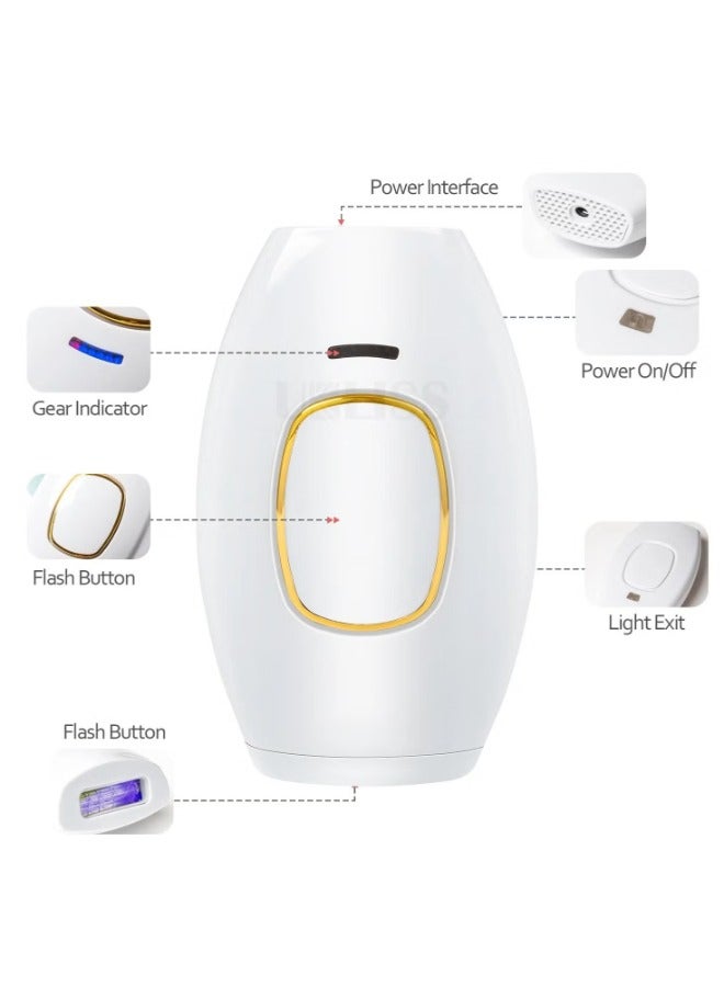 500,000 Flashes IPL Laser Hair Removal & Epilator for Women – Painless, Effective Body Shaver - Image 4