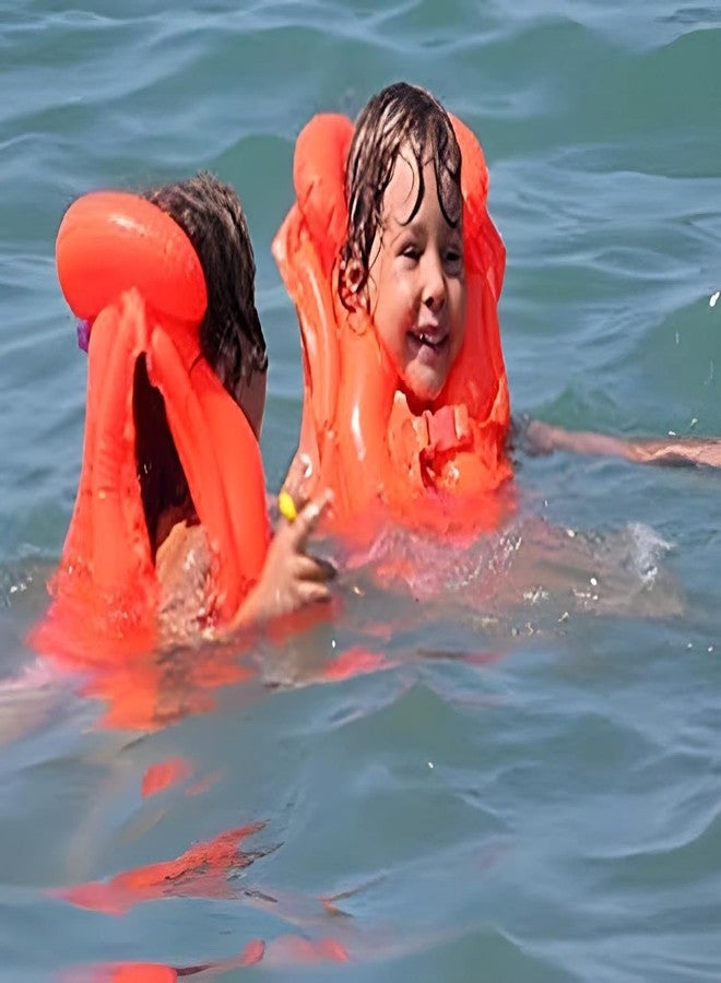 NELSTRAB Pool Party Swim Vest Safety Jacket with Swimming Ring for Girls and Boys Kids Swimming Ring Swim Tube(Multi Color)(3-6 Years)(Combo) - Image 2