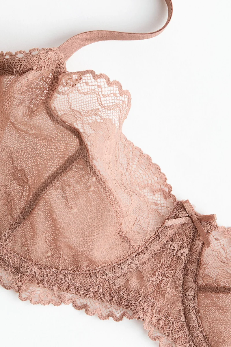 اتش اند ام حمالة صدر بأسلاك سفلية من الدانتيل