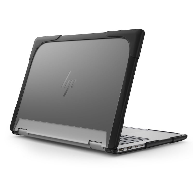 Batianda Protective Case for 14" HP Envy X360 2-in-1 2K Touch-Screen Laptop 2024 Release- Shockproof Design Matte Finish Durable Cover with TPU Edges Scratch-Resistant Stylish, Black - Image 1