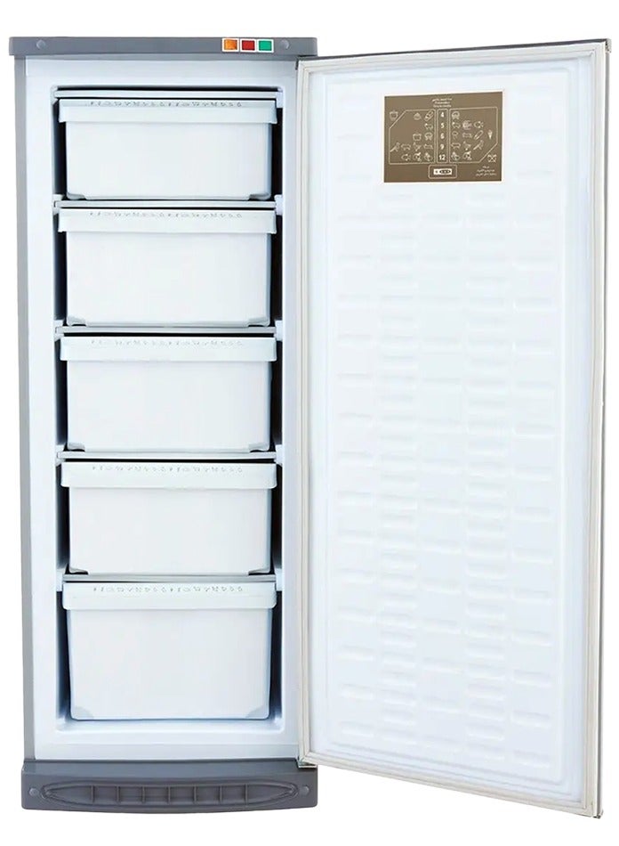 ALASKA Upright freezer 5 drawers defrost Stainless - Image 2