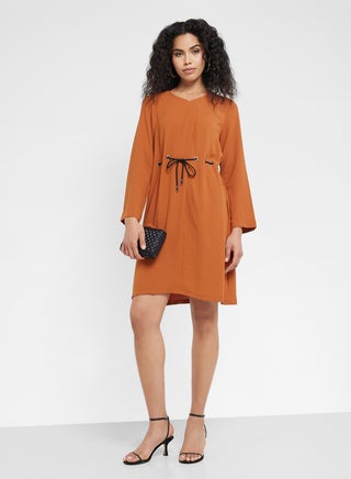 Tie Waist Mini Dress - pzsku/Z5F032CBDA9A092A85A60Z/45/_/1742573760/f000fd1a-efde-40c5-bc1c-321c7f28fab3