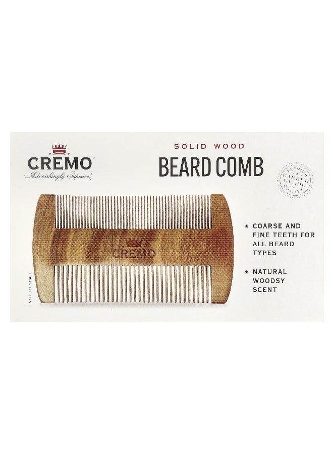 Cremo, Solid Wood Beard Comb, 1 Comb - Image 3