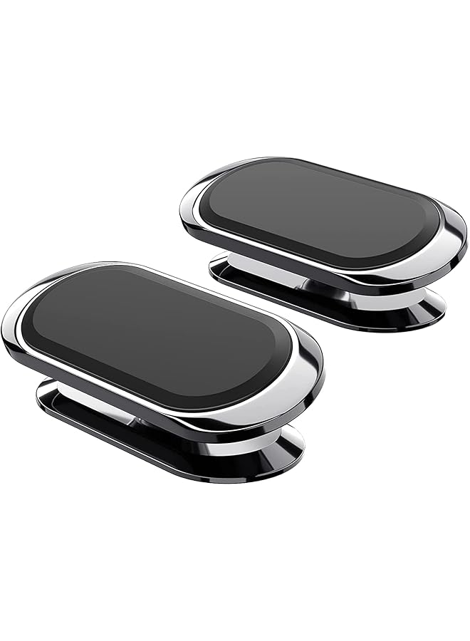 KASTWAVE Magnetic Phone Car Mount, Cellphone Holder Stand 360 Adjustable, Dashboard Car Mount Fits, 360° Adjustable Super Strong Magnet, Compatible With Iphone, Samsung, Nokia, All Smartphones(2 Pcs) - Image 1