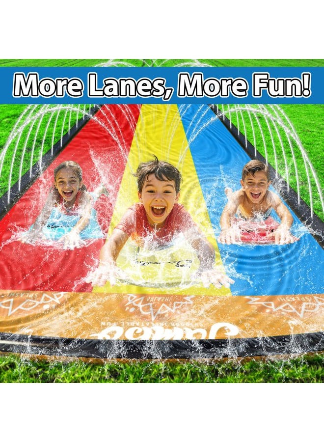 JAMBO 25Ft Premium XXL Slip Splash and Slide with 3 Bodyboards, Heavy Duty Water Slide - Image 5