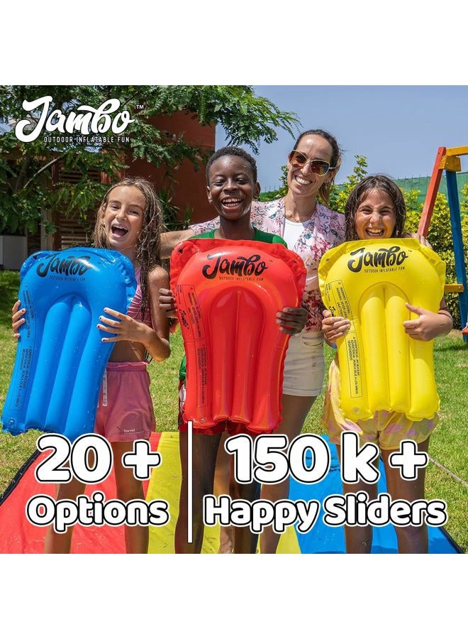JAMBO 25Ft Premium XXL Slip Splash and Slide with 3 Bodyboards, Heavy Duty Water Slide - Image 4