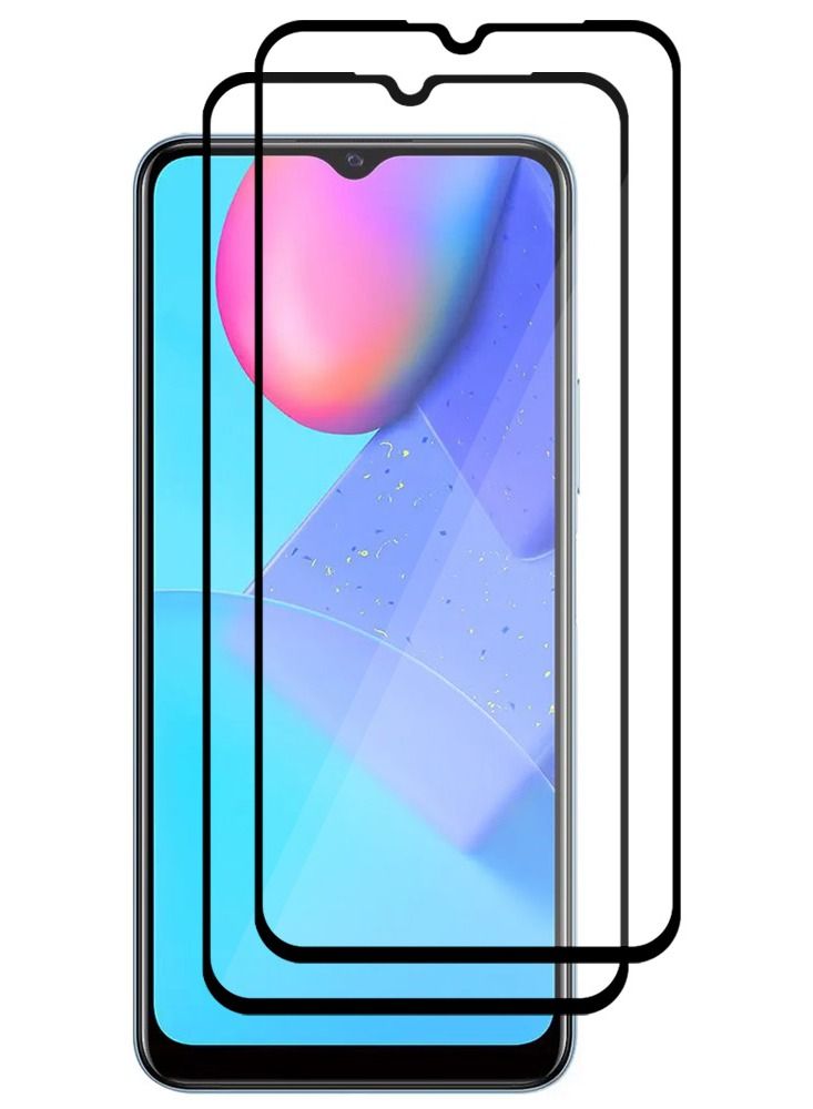 CATANES 2 Pack For Vivo Y12s Screen Protector Tempered Glass Full Glue Back - Image 2