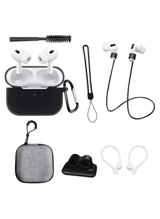 Silicone Protective Case for AirPods Pro 2, 8 in 1 Accessory Kit Airpod Keychain, Cleaning Brush, Strap, Accessory Box - pzsku/Z5F03A02E8389943837D0Z/45/_/1711442961/c1df98ce-4da1-4574-87b1-6f4ab7766d7c
