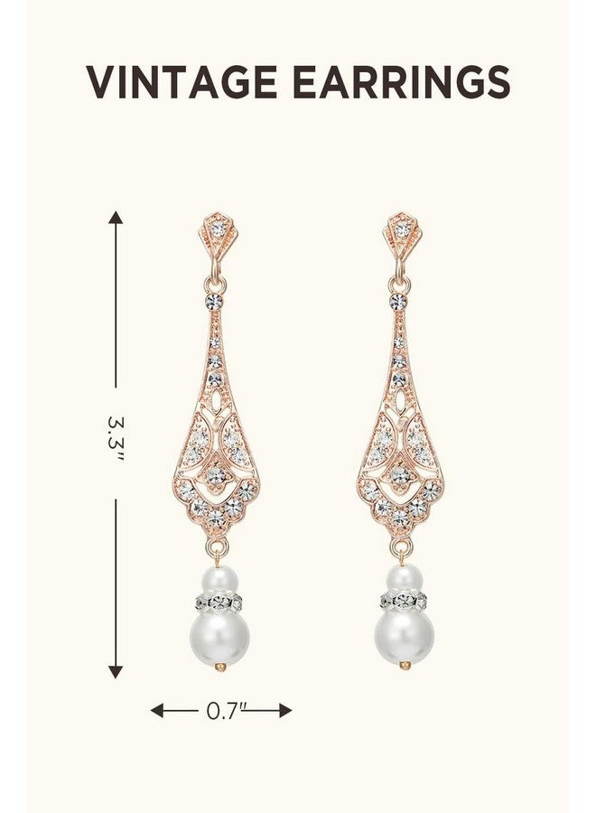 BABEYOND 1920s Flapper Accessories Great Gatsby Costume Accessories 20s Flapper Headband Pearl Necklace Gloves Plastic Holder - Image 4