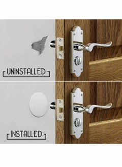 Excefore Door Stopper Wall Protector Large with Strong 3M Adhesive - Quiet and Shock Absorbent Silicone Wall Protectors from Door Knobs - Discreet Door Bumper to Protect Every Wall Surface  - Image 2