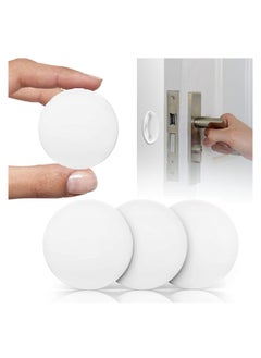 Excefore Door Stopper Wall Protector Large with Strong 3M Adhesive - Quiet and Shock Absorbent Silicone Wall Protectors from Door Knobs - Discreet Door Bumper to Protect Every Wall Surface  - Image 1