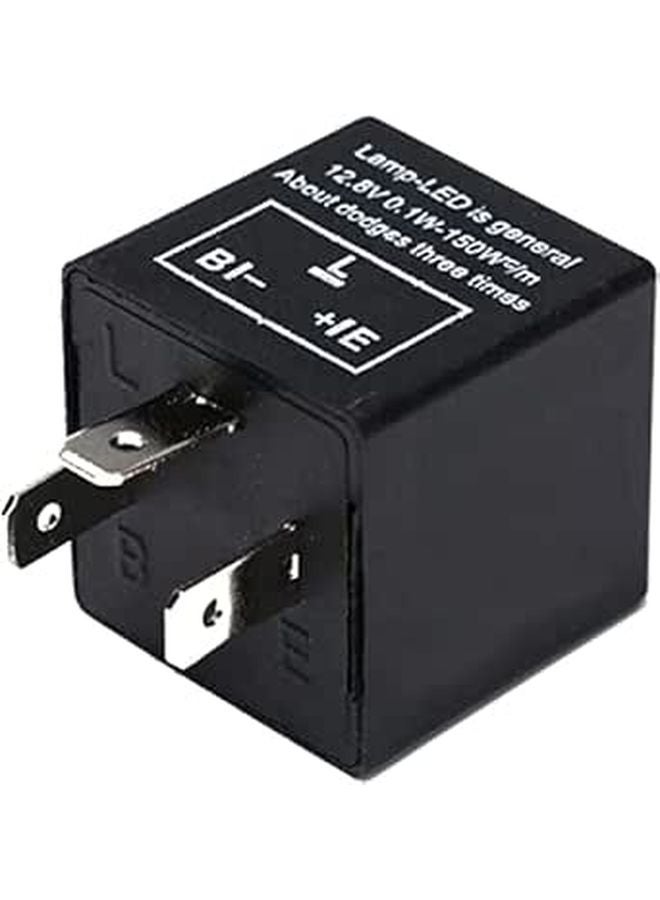 قابلة للتعديل 3 دبوس 12 فولت فلاشر LED ريلي لإشارة انعطاف السيارة ومؤشر الضوء الوامض - Image 1