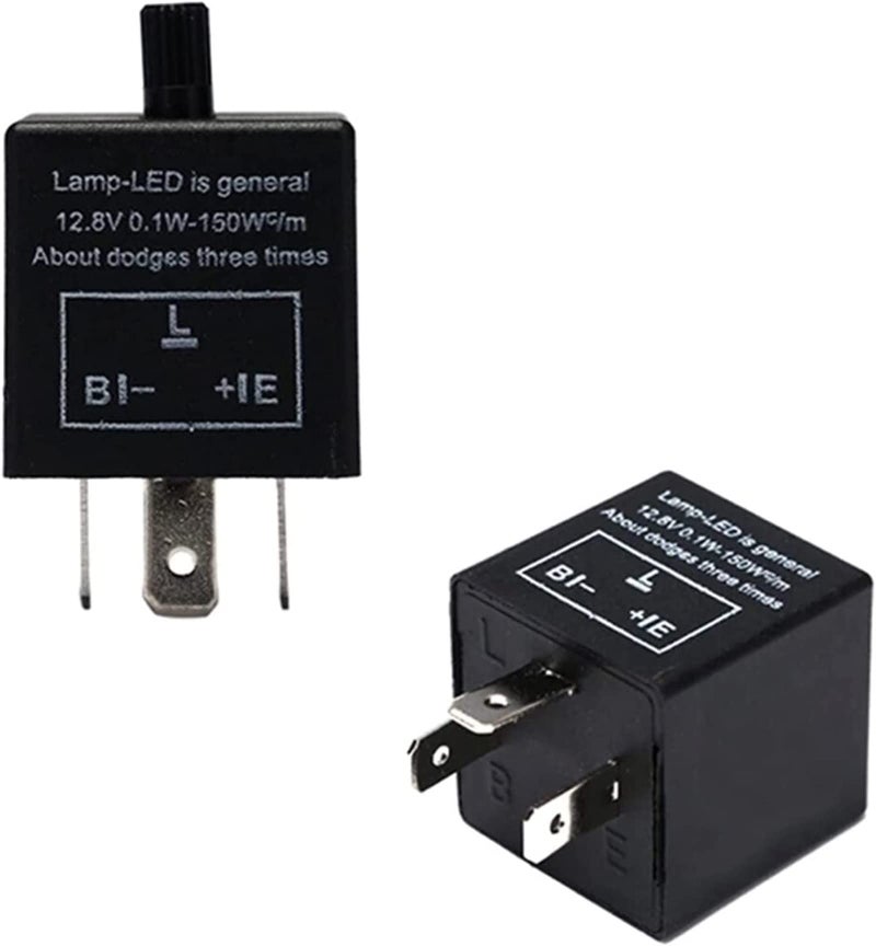 قابلة للتعديل 3 دبوس 12 فولت فلاشر LED ريلي لإشارة انعطاف السيارة ومؤشر الضوء الوامض - Image 5