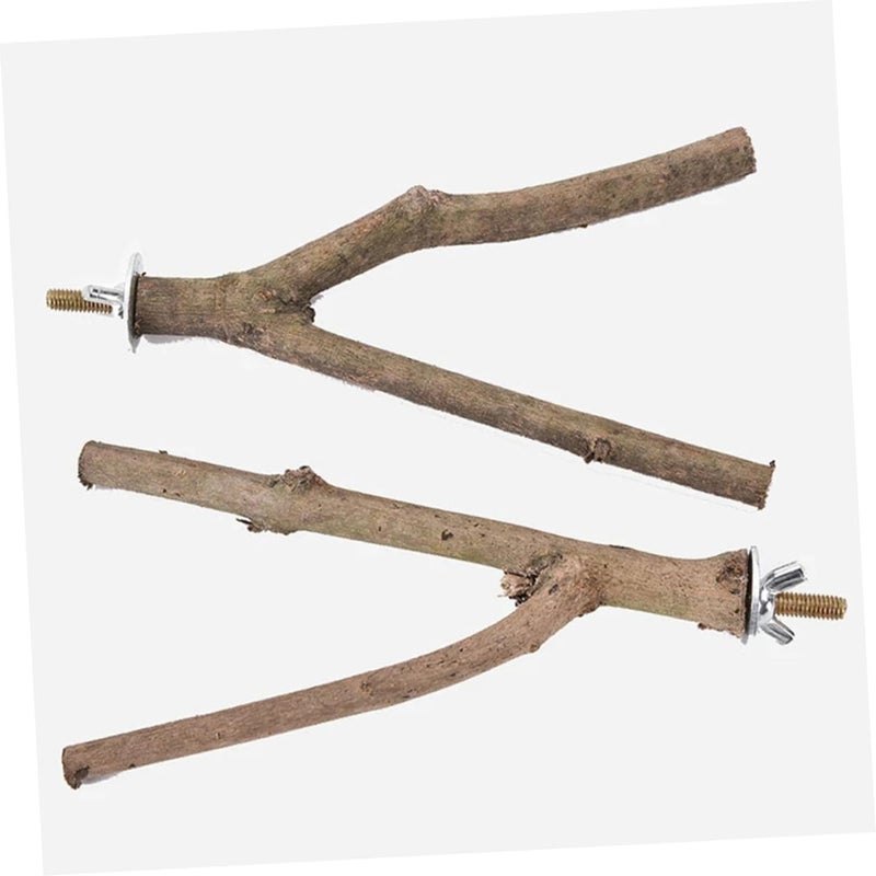 ORFOFE 12sets Bird Perch Stand Screws Fasteners for Birdcage Accessories Easy Installation Fit for Secure Feeding Stations - Image 3