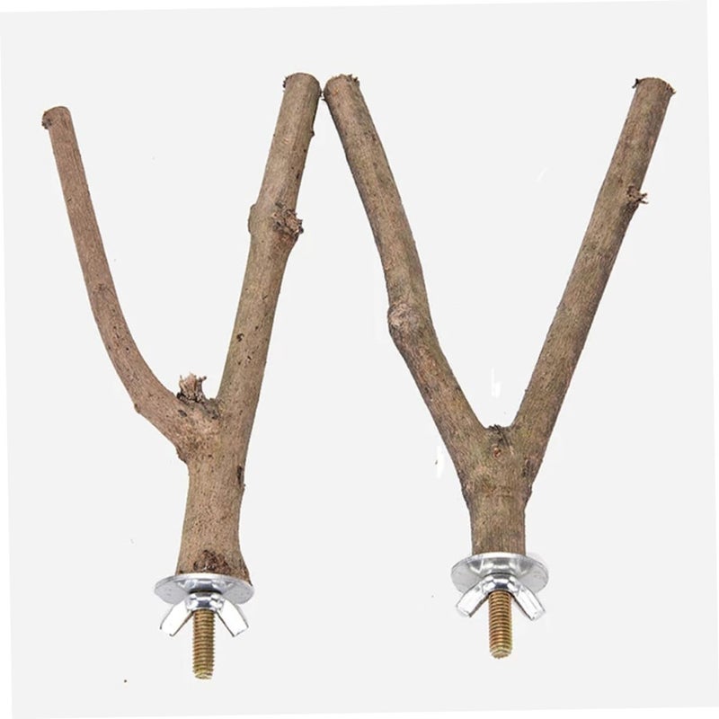 ORFOFE 12sets Bird Perch Stand Screws Fasteners for Birdcage Accessories Easy Installation Fit for Secure Feeding Stations - Image 2