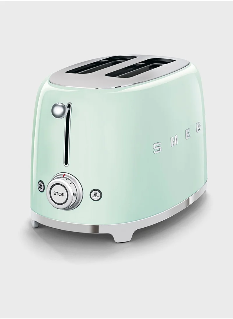 smeg Pastel Green 50'S Retro Style 2 Slice Toaster