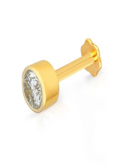 Malabar Gold and Diamonds دبوس أنف من الألماس الأصفر النقي عيار 18 قيراطًا MSOB4R002NP1YVVSVS-GH للنساء  - Image 1