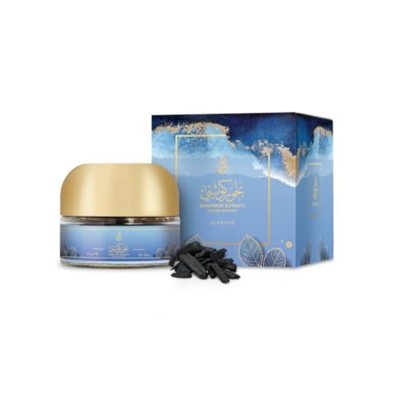 Bakhoor Kuwaiti 30g New Edition - Extra Intense Oud Wood Incense - Blue Wood Design Aroma Diffuser - Home and Office Fragrance - Image 5