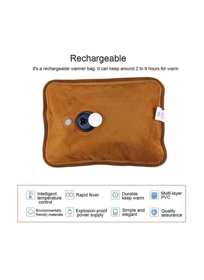 MARK STORE - Electric water bag, Hot Water Bag for Cramps, Neck, Shoulders Pain Relief, heating bag for Hot Therapy and Feet Warmer - Image 1