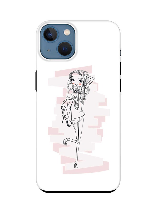 Stylizedd Tough Pro Series Case for iPhone 15 Dual Layer Hybrid PC TPU Customized Mobile Cover Matte Finish Phone Case - Teen Star - Image 1