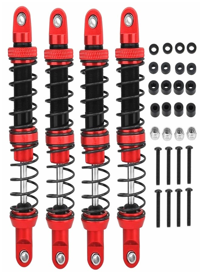 ممتص صدمات 100 مم للسيارات الزاحفة بمقياس 1/10 - متوافق مع Axial SCX10 I II III، Capra، TRX4، D90، Wraith - ممتص صدمات معدني مطور لأداء أفضل على الطرق الوعرة - Image 1