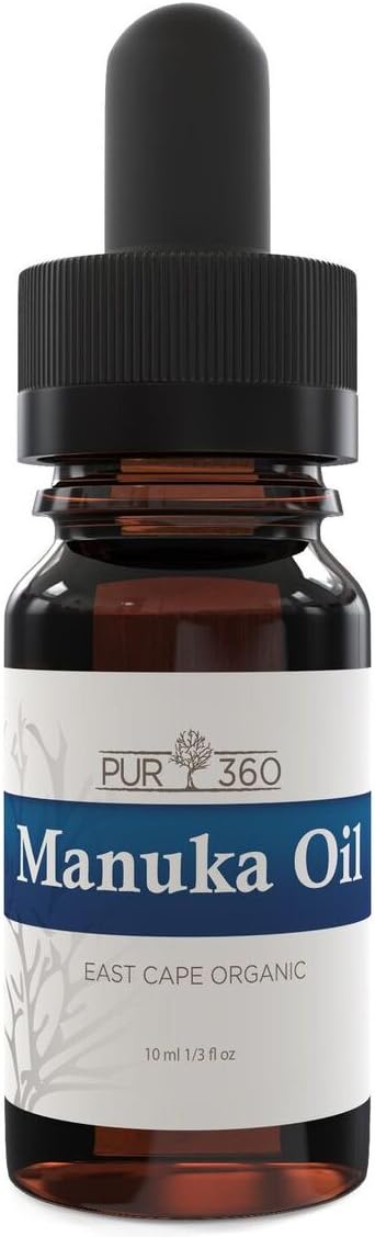 PUR360 Manuka Oil, 33x More Powerful Than Tea Tree Oil - Best Treatment for Toenails, Acne, Irritated Skin, Feet and more