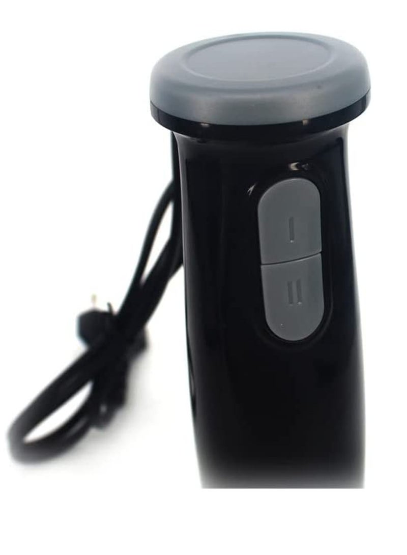 GENNEXT Hand Blender 5 in 1 Stainless Steel Stem with Chopper and Whisk 6-Speed Immersion Stick Blender - Image 2