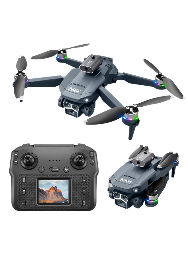 BlueFire M3 Y3 Ultra Beginner Drone with 480P FPV HD Camera & Big Screen | Foldable Quadcopter with Brushless Motor | 4-Way Infrared Obstacle Avoidance  | 2.4G WiFi Remote Control + APP | Altitude Hold, Headless Mode, One-Key Takeoff/Landing | LED Lights for Night Flight | Portable Lightweight Drone for Beginners & Kids | 100m Range | 10 Min Flight Time | Easy to Fly, Safe & Stable Drone Gift Idea - Image 1