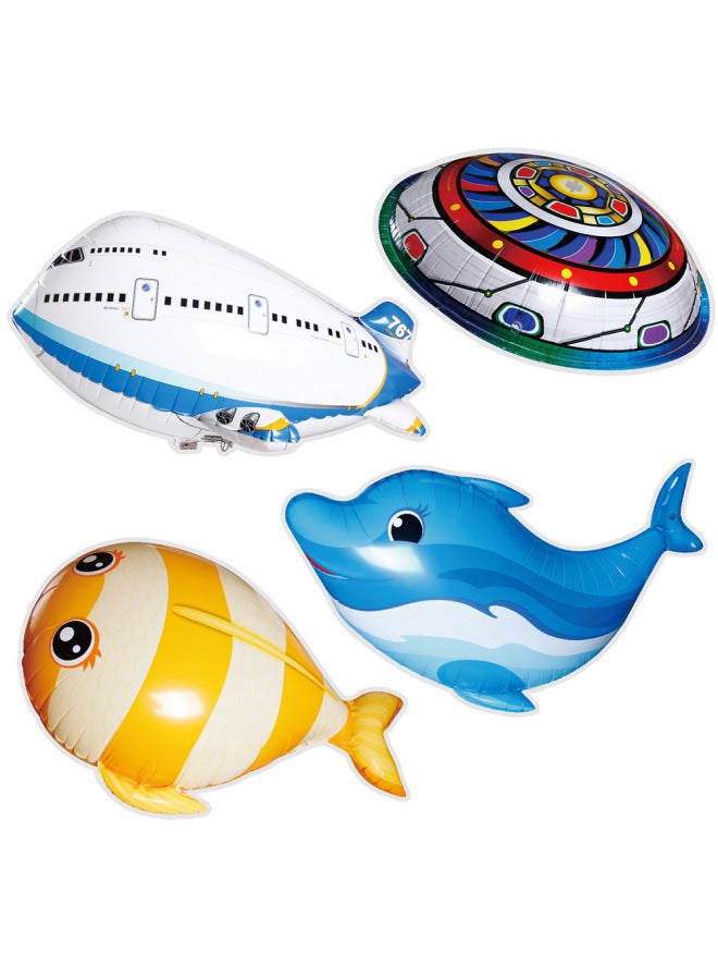 Blimp Helium Flying Fish Generic Wedding Birthday Banquet Layout