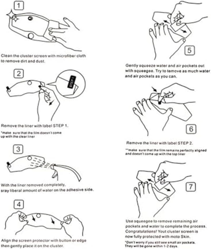 Vuzmode Motorcycle Dashboard Screen Protector for Tenere 700 - Image 3