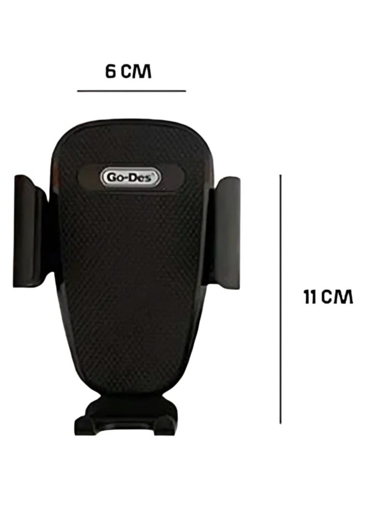 جو-ديز حامل منفذ هواء ثابت مثبت على السيارة، يدور بزاوية 360 درجة، حامل هاتف عالمي للأجهزة المحمولة - Image 4