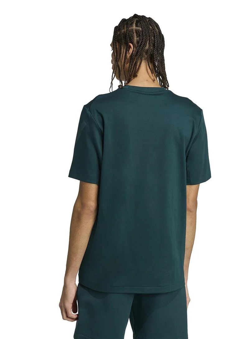 Adidas M Z.N.E. Tee Green Training T-Shirts For Men XS
