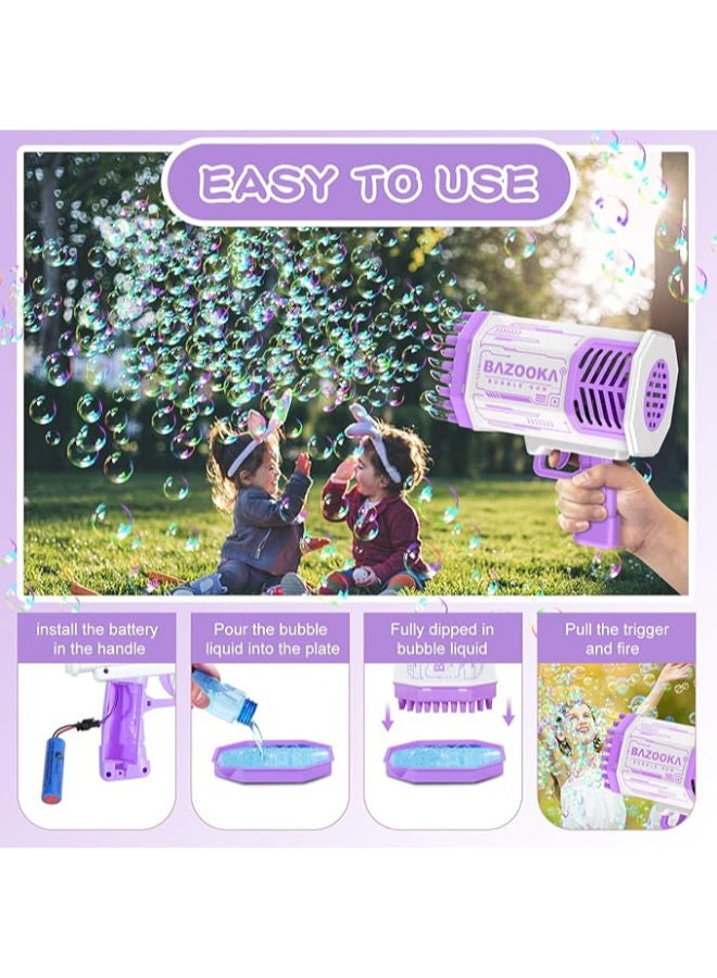 Bazooka Bubble Machine Gun with Colorful Lights - Image 4